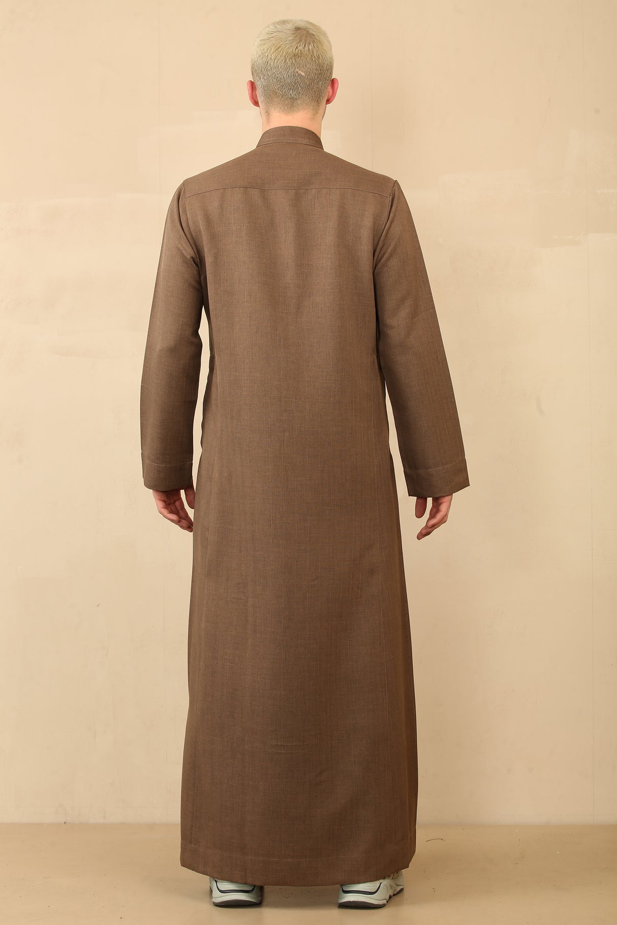 Men's Saudi Classic Luxury Thick Soft Jubba (Brown)
