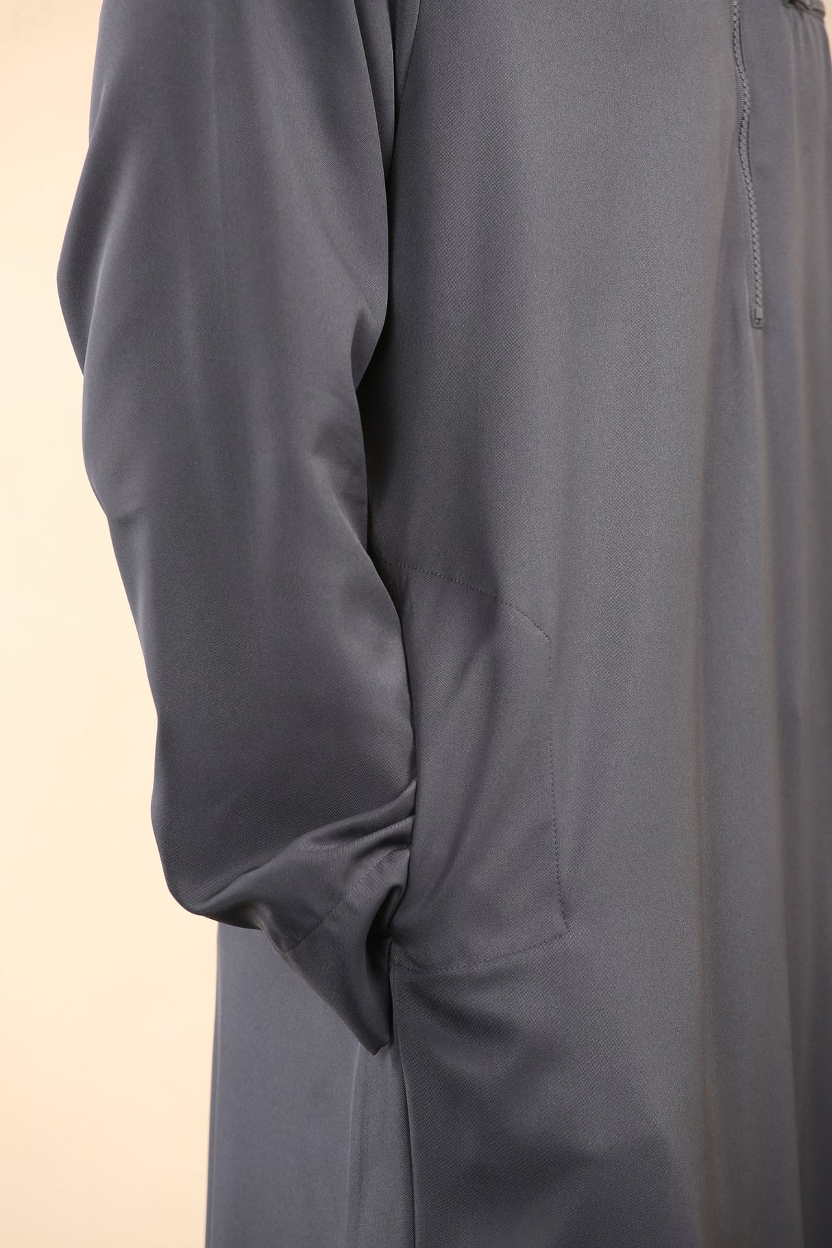 Men's Hooded Zipper Matt Finish Jubba (Space Grey)