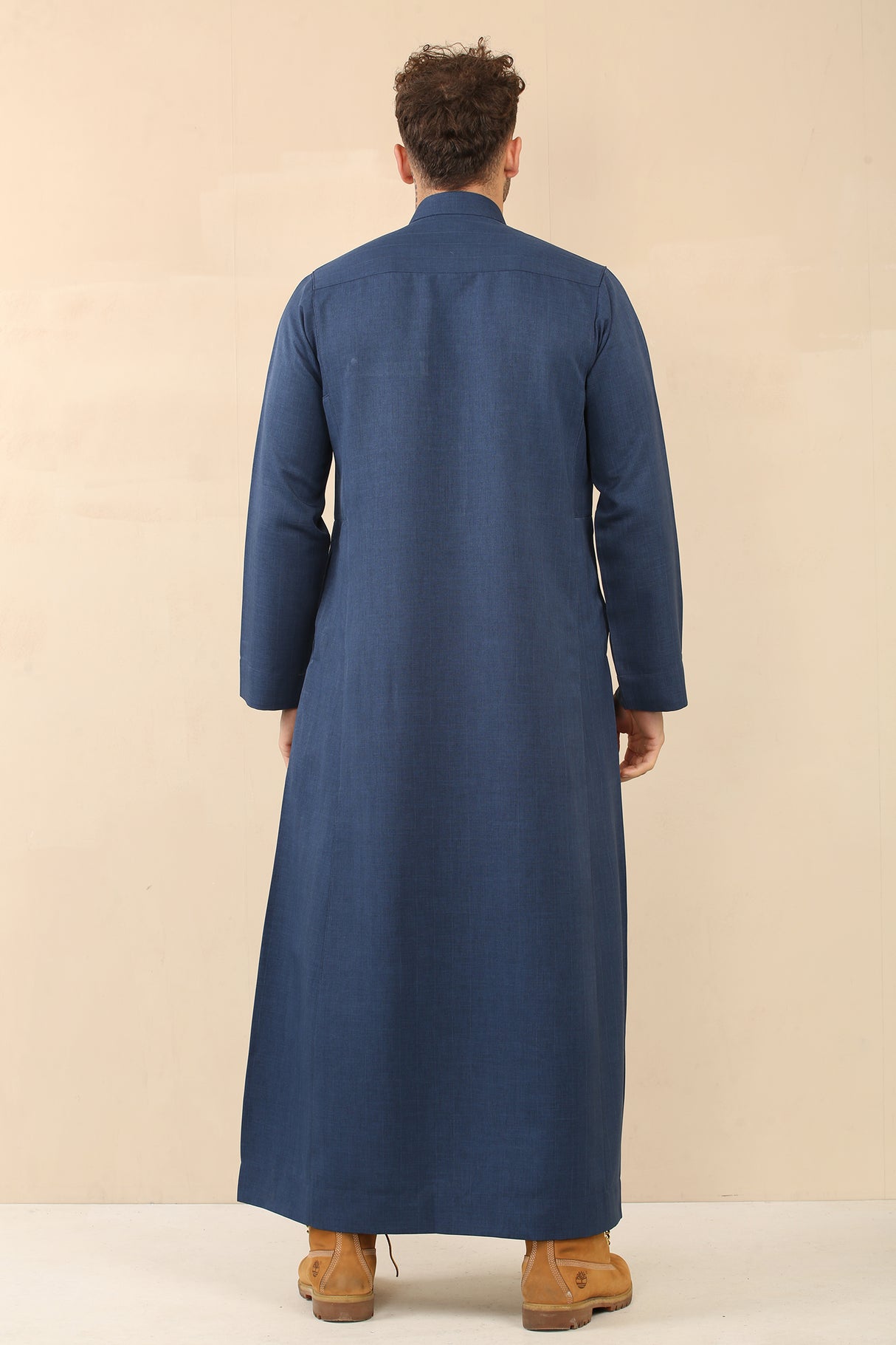 Men's Saudi Classic Luxury Thick Soft Jubba (Navy)