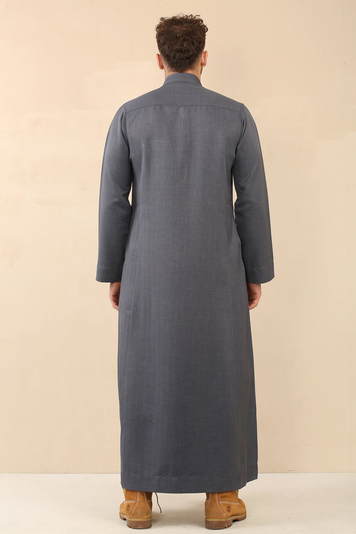 Men's Saudi Classic Luxury Thick Soft Jubba (Grey)