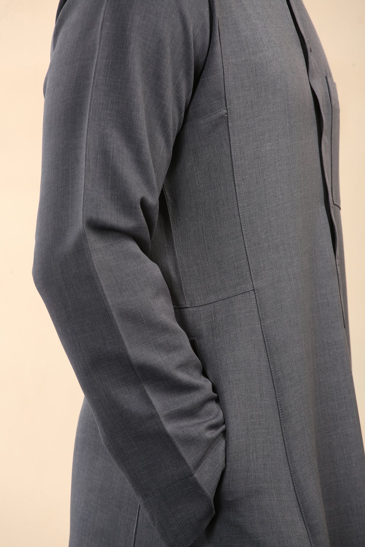 Men's Saudi Classic Luxury Thick Soft Jubba (Grey)