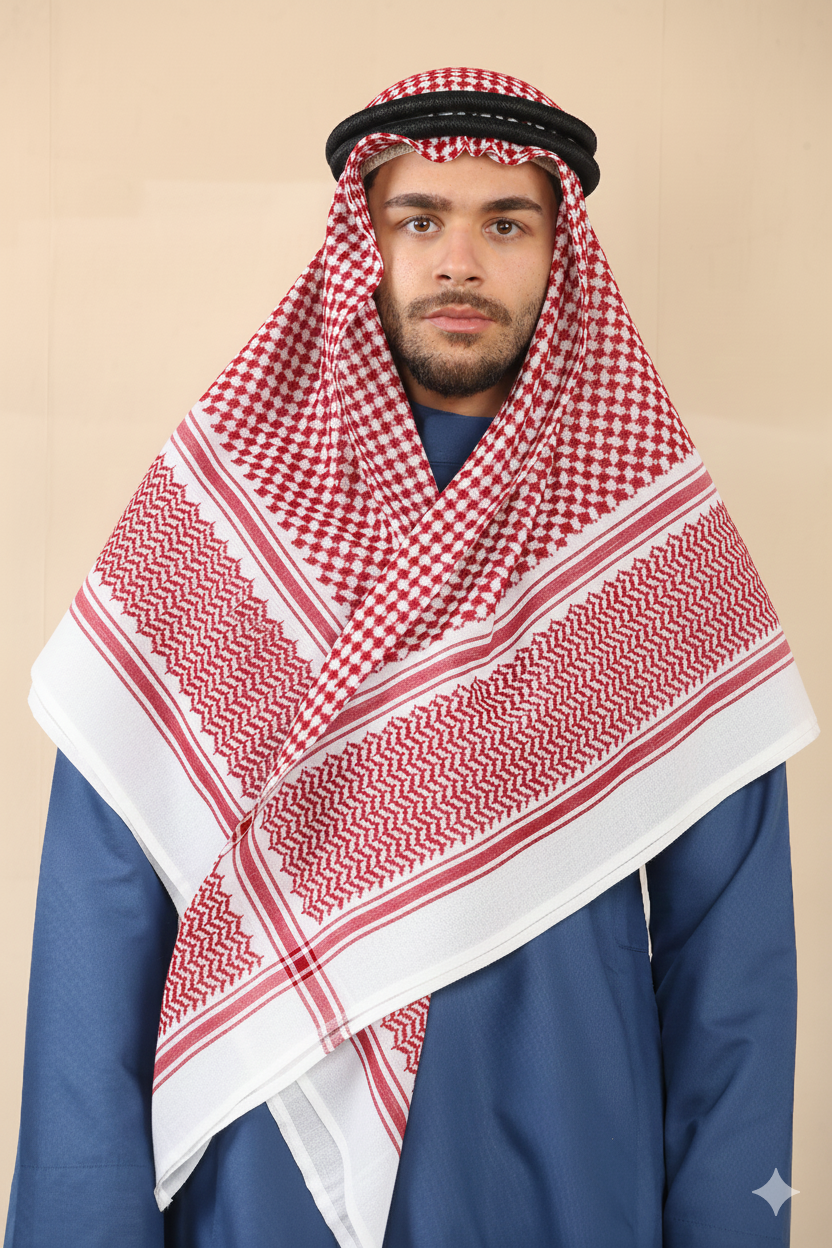 Men's Stitched Shimagh Scarf